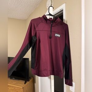 PINK Maroon and Black Pullover